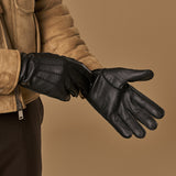 Charles – luxueux gants en cuir de cerf américain avec doublure chaude en cachemire - Schwartz & von Halen FR - Gants en Cuir - 6