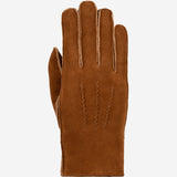Clooney (cognac) - Gants en daim et doublure luxueuse en peau de mouton - Schwartz & von Halen FR - Gants en Cuir - 1