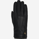 Columbus (noir) - Gants en cuir de cerf (American deerskin) et doublure en laine - Schwartz & von Halen FR - Gants en Cuir - 1
