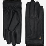 Columbus (noir) - Gants en cuir de cerf (American deerskin) et doublure en laine - Schwartz & von Halen FR - Gants en Cuir - 2