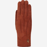 Elizabeth (marron) - Gants en daim et doublure chaude en fausse fourrure  - Schwartz & von Halen FR - Gants en Cuir - 1