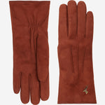 Elizabeth (marron) - Gants en daim et doublure chaude en fausse fourrure  - Schwartz & von Halen FR - Gants en Cuir - 2