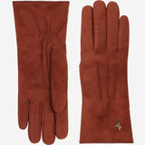 Elizabeth (marron) - Gants en daim et doublure chaude en fausse fourrure  - Schwartz & von Halen FR - Gants en Cuir - 2