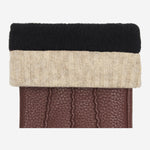 Emily (marron) - Gants en cuir de cerf (American deerskin) et doublure en laine - Schwartz & von Halen FR - Gants en Cuir - 3