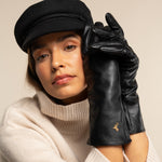 Emma - Gants en peau de mouton extra longs avec doublure en laine/cachemire & fonction écran tactile - Schwartz & von Halen FR - Gants en Cuir - 5