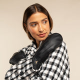 Eva - Élégantes moufles pour femmes en peau de chèvre avec luxueuse doublure en fausse fourrure - Schwartz & von Halen FR - Gants en Cuir - 5