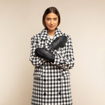 Eva - Élégantes moufles pour femmes en peau de chèvre avec luxueuse doublure en fausse fourrure - Schwartz & von Halen FR - Gants en Cuir - 9