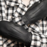 Eva - Élégantes moufles pour femmes en peau de chèvre avec luxueuse doublure en fausse fourrure - Schwartz & von Halen FR - Gants en Cuir - 14