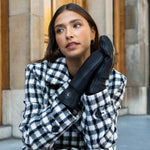 Eva - Élégantes moufles pour femmes en peau de chèvre avec luxueuse doublure en fausse fourrure - Schwartz & von Halen FR - Gants en Cuir - 11