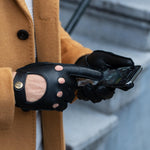 Gosling (noir) - Gants tactiles de conduite classiques en cuir d'agneau  - Schwartz & von Halen FR - Gants en Cuir - 3