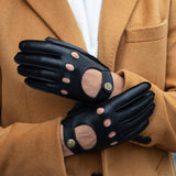 Gosling (noir) - Gants tactiles de conduite classiques en cuir d'agneau  - Schwartz & von Halen FR - Gants en Cuir - 5