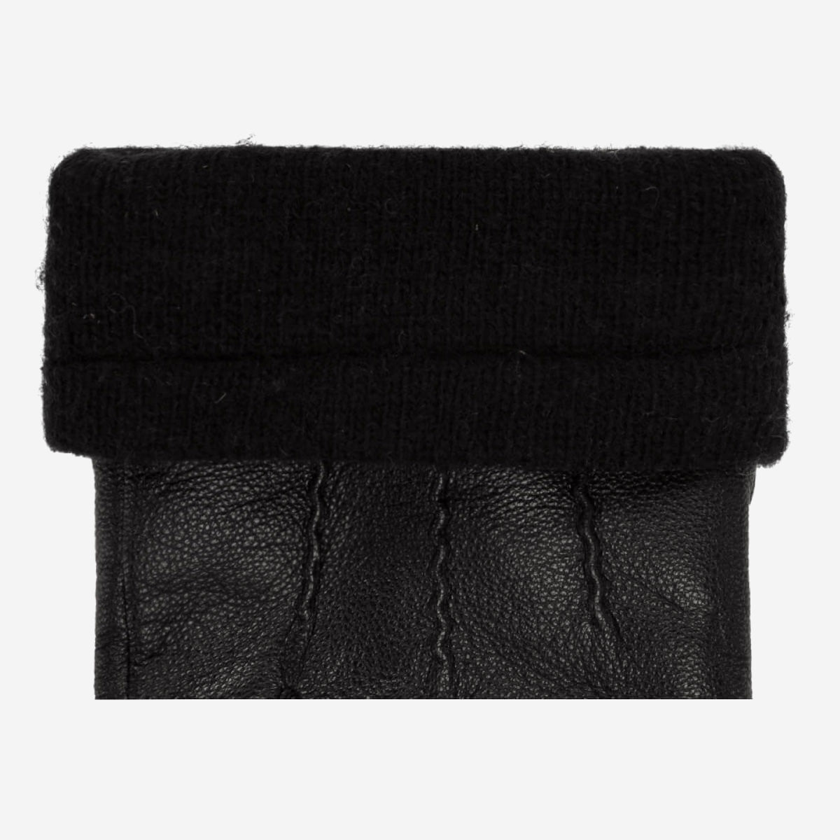 Harvey (noir) - Gants en peau de chèvre avec luxueuse doublure en laine & fonction écran tactile - Schwartz & von Halen FR - Gants en Cuir - 3