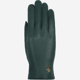 Ivy (vert foncé) - Gants en peau de mouton avec doublure en laine/cachemire & fonction écran tactile - Schwartz & von Halen FR - Gants en Cuir - 1