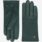 Ivy (vert foncé) - Gants en peau de mouton avec doublure en laine/cachemire & fonction écran tactile - Schwartz & von Halen FR - Gants en Cuir - 2