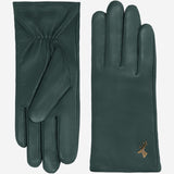 Ivy (vert foncé) - Gants en peau de mouton avec doublure en laine/cachemire & fonction écran tactile - Schwartz & von Halen FR - Gants en Cuir - 2