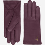 Ivy (violet) - Gants en peau de mouton avec doublure en laine/cachemire & fonction écran tactile - Schwartz & von Halen FR - Gants en Cuir - 2
