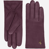 Ivy (violet) - Gants en peau de mouton avec doublure en laine/cachemire & fonction écran tactile - Schwartz & von Halen FR - Gants en Cuir - 2