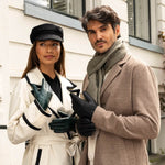 Ivy (vert foncé) - Gants en peau de mouton avec doublure en laine/cachemire & fonction écran tactile - Schwartz & von Halen FR - Gants en Cuir - 11