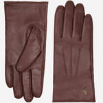 James (marron) – Gants classiques en cuir de mouton avec doublure luxueuse en cachemire et fonction tactile - Schwartz & von Halen FR - Gants en Cuir - 2