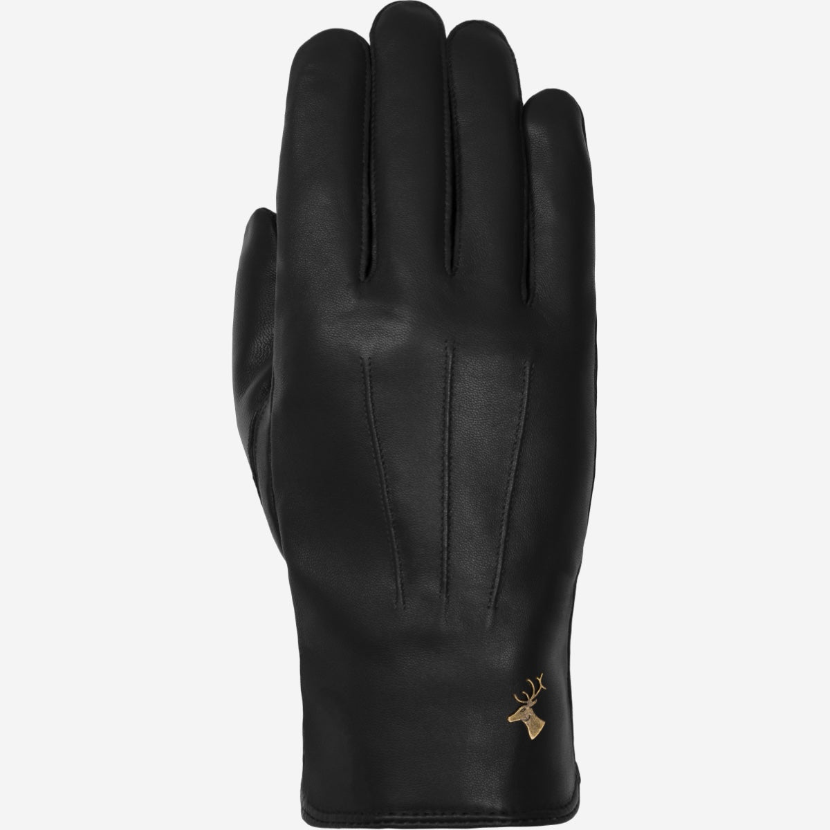 James (noir) – Gants classiques en cuir de mouton avec doublure luxueuse en cachemire et fonction tactile - Schwartz & von Halen FR - Gants en Cuir - 1