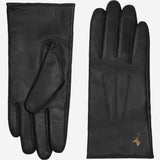 James (noir) – Gants classiques en cuir de mouton avec doublure luxueuse en cachemire et fonction tactile - Schwartz & von Halen FR - Gants en Cuir - 2