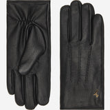 Jaxon (noir) - Gants en peau de chèvre avec luxueuse doublure en fausse fourrure & fonction écran tactile - Schwartz & von Halen FR - Gants en Cuir - 2