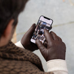 Jaxon (marron)  - Gants en peau de chèvre avec luxueuse doublure en fausse fourrure & fonction écran tactile  - Schwartz & von Halen FR - Gants en Cuir - 6