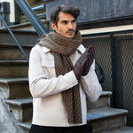 Gants en Cuir Hommes Marron Jaxon - Schwartz & von Halen® - Gants en Cuir Premium - 12