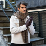 Gants en Cuir Hommes Marron Jaxon - Schwartz & von Halen® - Gants en Cuir Premium - 12