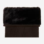 Josie (marron) - Gants en cuir de chèvre avec luxueuse fourrure de mouton - Schwartz & von Halen FR - Gants en Cuir - 3