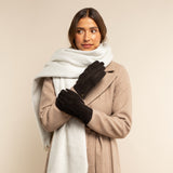 Josie (marron) - Gants en cuir de chèvre avec luxueuse fourrure de mouton - Schwartz & von Halen FR - Gants en Cuir - 8