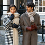 Julia (noir) - Gants en peau de chèvre avec luxueuse doublure en fausse fourrure & fonction écran tactile - Schwartz & von Halen FR - Gants en Cuir - 9