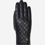 Kira (noir) - Gants en peau de mouton avec doublure en laine/cachemire & fonction écran tactile - Schwartz & von Halen FR - Gants en Cuir - 1