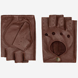 Robyn (marron) – luxueux gants de conduite sans doigts en cuir de cerf américain - Schwartz & von Halen FR - Gants en Cuir - 2