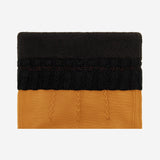 William (jaune) - Gants en cuir de chèvre, doublure polaire chaude et bouton pression