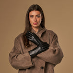 Luna - Gants en PU avec doublure en polaire et fonction écran tactile - Schwartz & von Halen FR - Gants en Cuir - 5