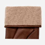 Ivy (cognac) - Gants tactiles en cuir de mouton et doublure en laine/cachemire - Schwartz & von Halen FR - Gants en Cuir - 3