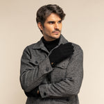 Matthew (noir) - Gants en cuir de chèvre avec luxueuse fourrure de mouton - Schwartz & von Halen FR - Gants en Cuir - 9