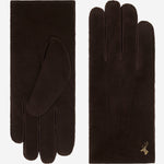 Matthew (marron) - Gants en cuir de chèvre avec luxueuse fourrure de mouton - Schwartz & von Halen FR - Gants en Cuir - 2