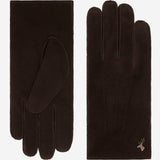 Matthew (marron) - Gants en cuir de chèvre avec luxueuse fourrure de mouton - Schwartz & von Halen FR - Gants en Cuir - 2