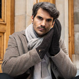 Matthew (marron) - Gants en cuir de chèvre avec luxueuse fourrure de mouton - Schwartz & von Halen FR - Gants en Cuir - 6