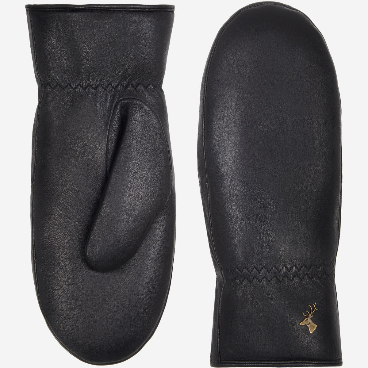 Mia - Moufles tactiles élégantes en cuir et doublure luxueuse en laine d'agneau - Schwartz & von Halen FR - Gants en Cuir - 2