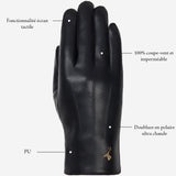 Musk - Gants en PU avec doublure en polaire et fonction écran tactile - Schwartz & von Halen FR - Gants en Cuir - 12