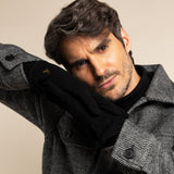 Rex (noir) - Gants en daim de chèvre avec luxueuse doublure en laine/cachemire - Schwartz & von Halen FR - Gants en Cuir - 7