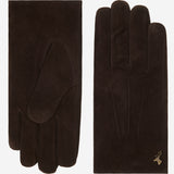 Rex (marron) - Gants en daim de chèvre avec luxueuse doublure en laine/cachemire - Schwartz & von Halen FR - Gants en Cuir - 2