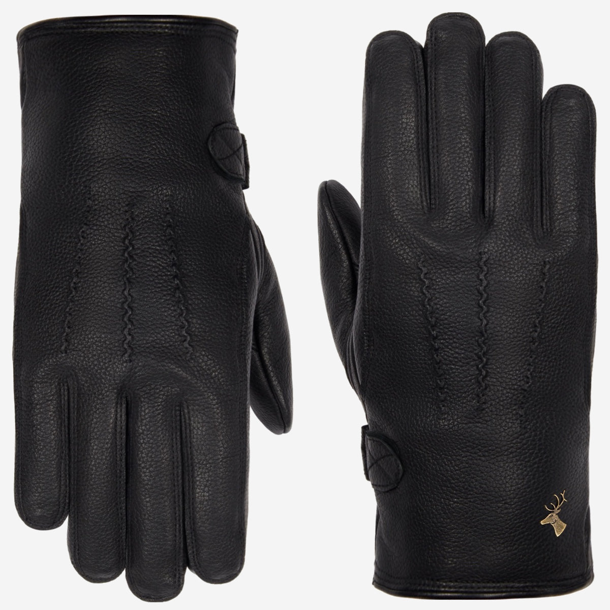 Rogan - Gants robustes en cuir de cerf et doublure chaude en PrimaLoft® - Schwartz & von Halen FR - Gants en Cuir - 2