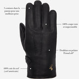 Rogan - Gants robustes en cuir de cerf et doublure chaude en PrimaLoft® - Schwartz & von Halen FR - Gants en Cuir - 12