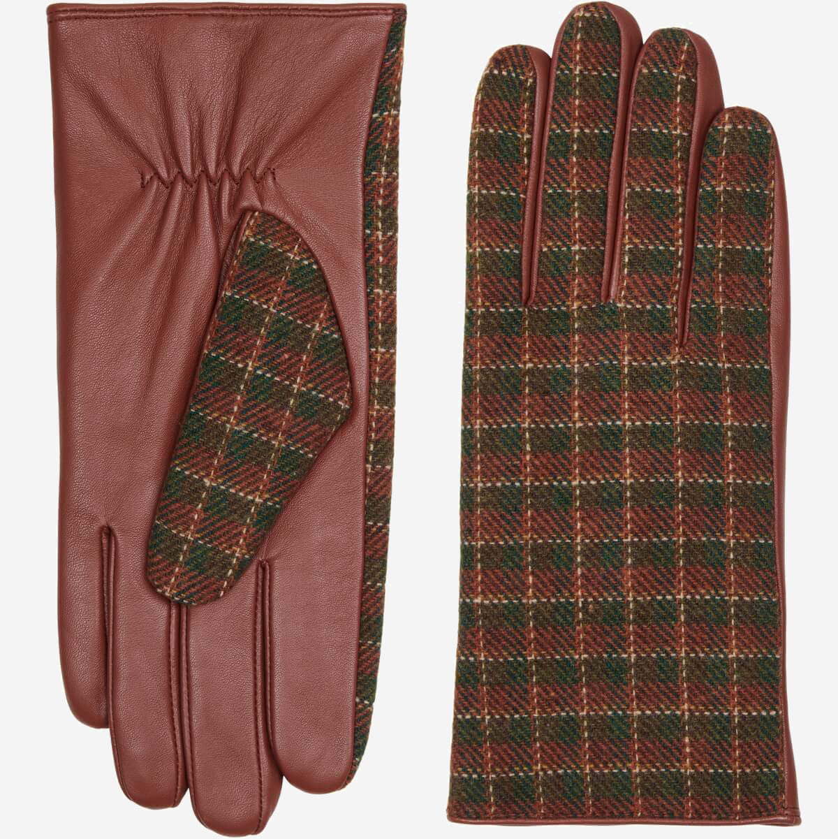 Rosie - Gants tactiles en cuir de mouton et doublure en polaire - Schwartz & von Halen FR - Gants en Cuir - 2