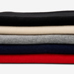 Charlie (noir) – luxueuse écharpe en laine mérinos douce (unisexe) - Schwartz & von Halen FR - 5