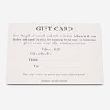 Carte cadeau Schwartz & von Halen – 25 €